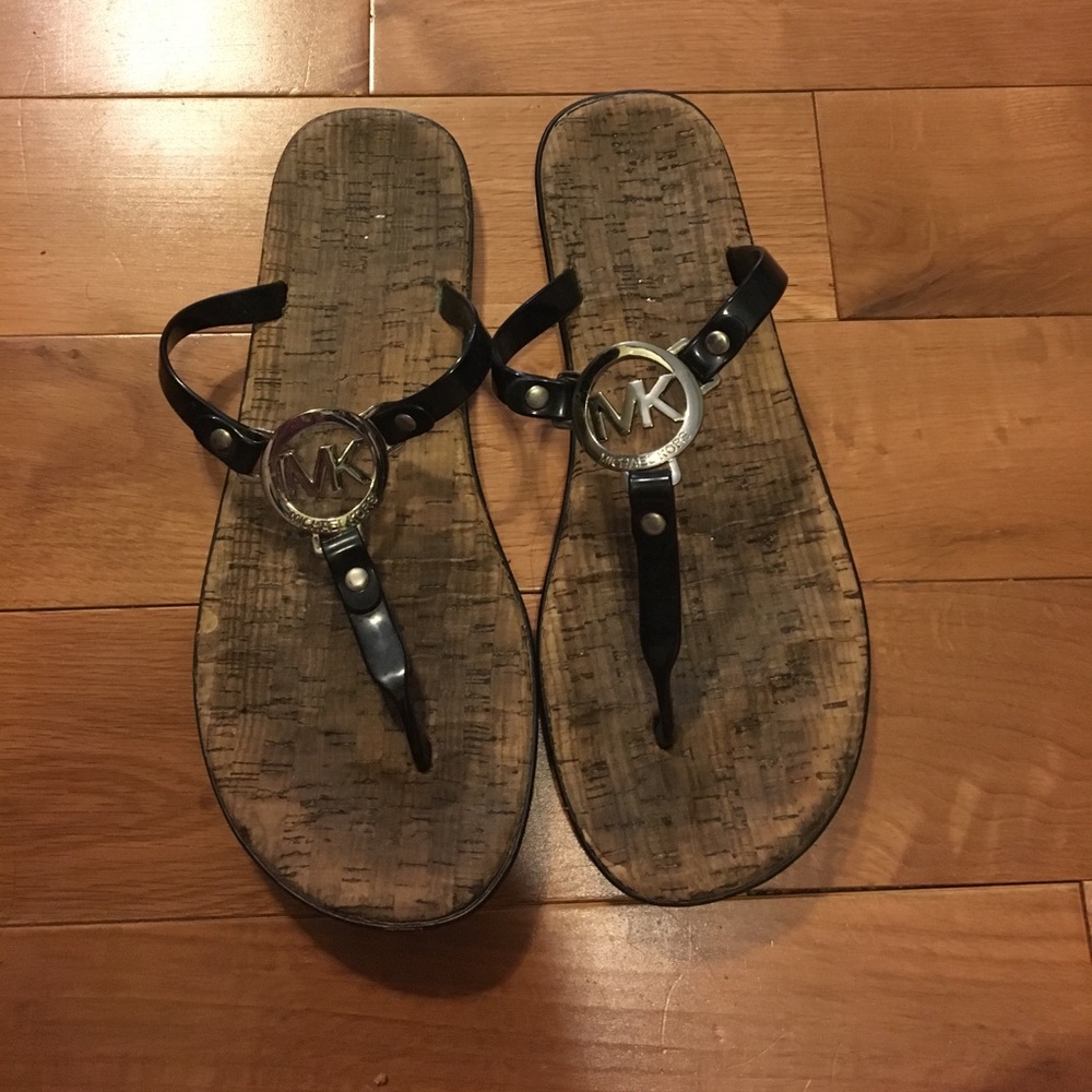 Cork Michael Kors flipflops